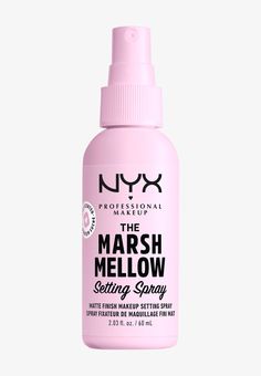 NYX Professional Makeup MARSHMELLOW SETTING SPRAY - Spray e polveri fissanti - - Nyx Setting Spray, Make Up Spray, Mat Makeup, Matte Setting Spray, Makeup Fixing Spray, Matte Make Up, Fixing Spray, Makeup Spray, Makeup Pro