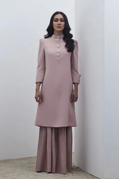 Nikah Outfit, Kuantan, Rich Color Palette, Stylish Dress Designs, Steel Blue, Dress Designs, Elegant Dress, Stylish Dresses, Dusty Pink