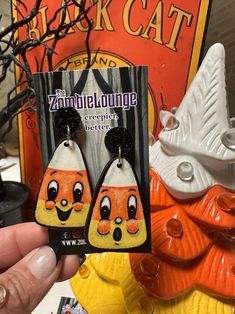 Johanna Parker Design Halloween Earrings - Etsy Cute Orange Halloween Earrings, Cute Orange Earrings For Halloween, Fun Orange Halloween Earrings, Fun Orange Earrings For Halloween, Quirky Halloween Earrings, Fun Halloween Earrings, Johanna Parker Halloween, Cat Candy, Johanna Parker