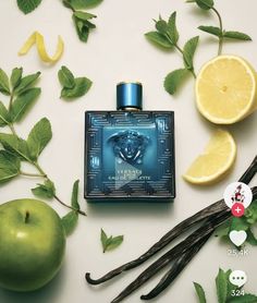 A Strong Man, God Of Love, Geranium Flower, Mint Oil, Strong Man, Perfume Floral, Men's Fragrance, Versace Collection