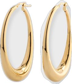 Elongated Oval, Oval Hoop Earrings, Ear Piercings, Hoop Earrings, Yellow Gold, Collage, Luxury Fashion, Yellow, Gold