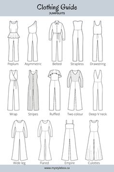 the basic sewing guide for women's jumpsuits