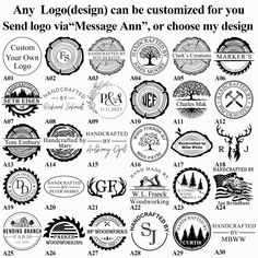 many logos can be customized for you send log via message ann or choose my design