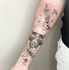 a person with a tattoo on their arm