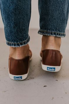 Leather Slip On Flats - Everyday Spring Footwear | ROOLEE Keds Shoes Outfit, Roolee Shoes, Bride Shoes Wedges, Get Ready For Fall, Conquer The World, Winter Slippers