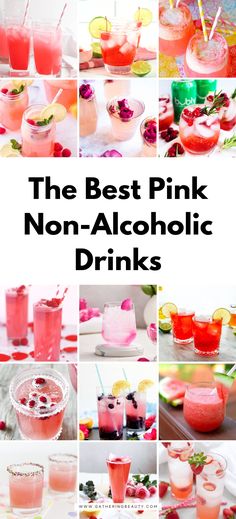 Mocktail Names, Mocktail Party, Girls Night Drinks, Bachelorette Party Drinks, Girly Drinks, Hosting A Party, Baby Shower Drinks