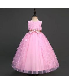 Get 10% off now! Buy children girls long tulle party dress sleeveless with flowers at cheap price online. Free stable shipping and pro custom service since 2009. Spring Party Ball Gown With Floral Applique, Sleeveless Tulle Princess Dress For Prom, Summer Princess Sleeveless Ball Gown, Summer Sleeveless Princess Ball Gown, Spring Tulle Ball Gown With Floral Applique, Princess Sleeveless Tulle Gown, Princess Style Sleeveless Tulle Gown, Pink Tulle Ball Gown For Summer, Summer Pink Tulle Ball Gown