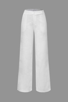 Linen-Blend Straight Leg Pants Luxury Fitted Cotton Dress Pants, Luxury Casual Bottoms With Belt, Luxury Sheer Fitted Pants, Cheap Linen Straight Leg Bottoms, Luxury Straight Leg Elegant Pants, Luxury White Linen Pants, Luxury Elegant Linen Bottoms, Luxury Off-white Straight Leg Bottoms, Luxury Elegant Straight Leg Bottoms