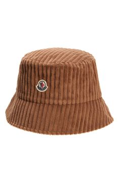 A small logo patch adds an unmistakable heritage signature to this elevated bucket hat crafted from soft wide-wale corduroy. 100% polyester Dry clean Imported Corduroy Bucket Hat, Fabric Gift Bags, Nordstrom Store, Fabric Gifts, Free Fabric, Anniversary Sale, Print Gifts, Hat Crafts, Patch Logo