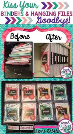 the before and after pictures of this card making kit for kids to make their own cards