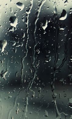 rain drops on the window with black and white background