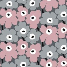 pink and gray flowers on grey background