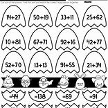 an easter themed printable worksheet with numbers and eggs