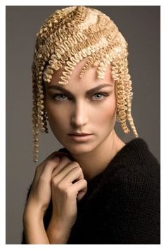 unique #hairstyles | Hair Art | Pinterest | Hairstyles, Unique and ... Avant Garde Hair, Blonde Wavy Hair, Crimped Hair, Fantasy Hair, Hairstyle Gallery, Halloween Hair, Artistic Hair