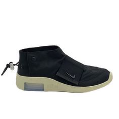 Product: Nike Air Fear Of God Moccasin Black - Men's Shoes Style: At8086-002 Condition: New Without Box. Black Slip-on Sneakers With Rubber Sole For Walking, Black Flat Slip-on Sneakers For Streetwear, Black Slip-on Sneakers With Vibram Sole For Streetwear, Black Slip-on Sneakers For Streetwear With Vibram Sole, Black Round Toe Slip-on Sneakers, Slip-on Boots With Textured Sole For Streetwear, Nike Slip-on Round Toe Sneakers, Nike Slip-on Sneakers With Round Toe, Black High-top Slip-on Sneakers For Outdoor