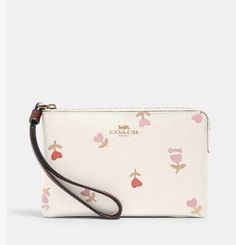 COACH FLORAL PRINT CORNER ZIP WRISTLET WOMEN DESIGNER WALLET M COLOR WITH TAG | eBay Coach Floral, Designer Wallet, Boho Bags, Pretty Bags, Designer Wallets, Coach Accessories, Wristlet Wallet, Small Purse, Cute Bags