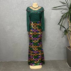 SPECIFICATIONSBrand Name: cpengaOrigin: Mainland ChinaCN: GuangdongMaterial: PolyesterGender: WOMENType: Kanga ClothingItem Type: Africa ClothingSpecial Use: Traditional ClothingModel Number: FZ545size: L XL 2XLpattern: solid colordress length: long dresssleeve length: long sleevewaist type: high waistsize: plus sizeseason: spring summer autumnstyle 1: elegantstyle 2: sexystyle 3: casualstyle 4: OL office Ladyfit for 1: party dressfit for 2: wedding dressService 1: wholesaleService 2: dropshippi Party Gowns Elegant, Luxury Plus Size, Wedding Evening Dresses, Bodycon Gown, Sequins Dress, Dress Sleeve Length, Evening Dresses For Weddings, Solid Color Dress, Dresses Party