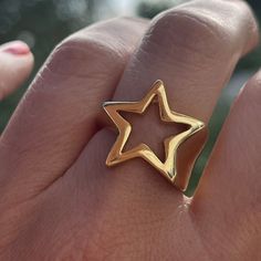 Introducing the Celestial Elegance Star Ring - Illuminate Your Style! 🌟 Shine Bright like a Star! 🌟 Are you ready to elevate your jewelry game to celestial heights? Look no further than our exquisite Celestial Elegance Star Ring, now available exclusively on Etsy! Crafted with love and precision, this ring is designed to capture the beauty of the night sky and bring a touch of celestial magic to your everyday style. 🌌 Why Choose Our Star Ring? 🌌 ✨ Handcrafted Perfection: Each ring is lovingly handcrafted by skilled artisans, ensuring every detail is meticulously perfected to meet the highest quality standards. ✨ Stunning Design: Our Celestial Elegance Star Ring features a radiant star motif that exudes timeless charm and elegance. It's a symbol of dreams, wonder, and the infinite possi Cheap Adjustable Star Shaped Ring, Star Ring For Women, Star Jewelry Ring, Silver Star Ring, Mystical Jewelry, Chunky Ring, Chunky Rings, Celestial Jewelry, Star Jewelry