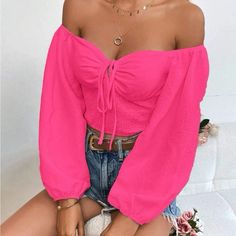 New Never Used Super Cute! Casual Spring Party Blouse, Casual Party Tops, Women's Cover Up, Cover Up Dress, Lookbook Outfits, Shirt Color, Fashion Online Shop, Women's Fashion Dresses, All Fashion