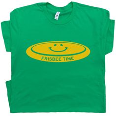 "ORIGINAL DESIGNS By Shirtmandude - Check out our store for more fresh tees. Buy 2 (or more) and get FREE SHIPPING! * T-SHIRT QUALITY: You will instantly love the soft feel and great fit of our shirts! We use super-soft, 100% prehrunk ringspun cotton t-shirts. We hand-print all of our designs on Next Level and Bella+Canvas tees. * PRINT QUALITY: We hand silkscreen our prints with premium inks, right here in Asheville, NC. This \"old-skool\" style of printing creates a soft, smooth print that loo Disk Golf, Hippie Quotes, Ultimate Frisbee, 70s Hippie, Hippie Shirt, Retro Graphic Tees, Retro Tee, Golf T Shirts, Bella Canvas Tees