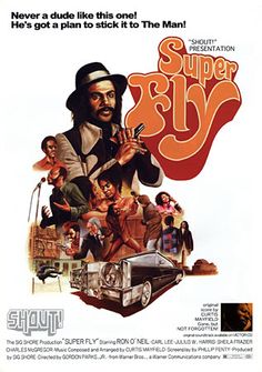 Superfly Movie | Coffy / Superfly (1973) Superfly Movie, 1970s Movies, Film Posters Art, Super Fly, Gordon Parks, Japanese Poster