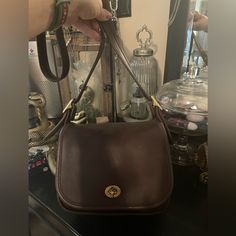 Vintage Coach Rambler Small Flap Mahogany Color Good Vintage Condition No Hang Tag Adjustable Strap Can Be Worn Crossbody Or Shoulder Mahogany Color, Bags Vintage, Vintage Coach, Hang Tags, Coach Bags, Shoulder Bags, Adjustable Straps, Bag Lady, Shoulder Bag