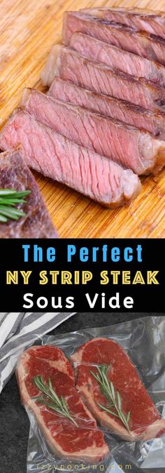 the perfect ny strip steak sous vide