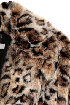 Jane Cobalt, Fur Aesthetic, Gold Girl, Aesthetic Pink, Snap Fasteners, Brown Aesthetic, Leopards, Faux Fur Jacket, Faux Fur Coat