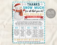 this is an image of a snowman teacher's christmas luncheon game printable