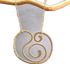 Gold Handmade Swirl Jewelry, Gold Swirl Handmade Jewelry, Handmade Gold Swirl Jewelry, Gold Swirl-shaped Handmade Jewelry, Handmade Swirl Shaped Gold Jewelry, Gold Swirl Wire Wrapped Jewelry, Gold Wire Wrapped Swirl Jewelry, Swirl Shaped Sterling Silver Jewelry In Gold Color, Hand Forged Spiral Gold Jewelry