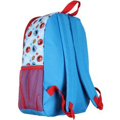 Join the Sesame Street community and unlock a world of wonder, where curiosity is celebrated and every day is an opportunity to grow, laugh, and make lifelong friends. Crafted from nice materials, our Sesame Street Adventure Backpack is built to withstand the rough and tumble of daily play. It's durable enough to accompany your child on all their exciting escapades. The pencil pouch features an all-over of Cookie Monster and Elmo. The lunchbox also has the phrase "Lunch Pals." The backpack featu Themed Blue Backpack For End Of School Year, Blue Backpack Gift For End Of School Year, Cookie Monster And Elmo, Abc Cookies, Elmo Plush, The Lunchbox, Rubber Keychain, Adventure Backpack, World Of Wonder