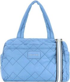 Premium Quality Marc Jacobs Quilted Nylon Medium Weekender Travel Bag Blue Heaven ML236983, Women's Bags Blue Quilted Travel Bags, Modern Blue Nylon Bag, Blue Nylon Shoulder Bag With Double Handle, Blue Nylon Duffle Bag, Blue Quilted Nylon Bags, Blue Quilted Shoulder Bag For Travel, Blue Nylon Rectangular Duffle Bag, Blue Rectangular Nylon Duffle Bag, Blue Sports Shoulder Bag With Adjustable Strap