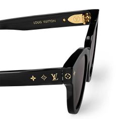 LOUIS VUITTON® - My Monogram Soft Cat Eye Sunglasses - Black Luxury Polarized Cat Eye Sunglasses, Luxury Cat Eye Sunglasses With Uv Protection, Luxury Black Cat Eye Sunglasses, Luxury Polarized Wayfarer Cat Eye Sunglasses, Soft Cat Eye, Soft Cat, Louis Vuitton Sunglasses, Black Cat Eye Sunglasses, Louis Vuitton Official