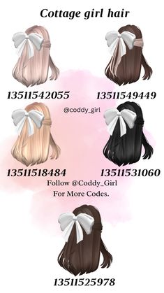 Bloxburg Outfit Codes, Roblox Hair Codes, Peach Blonde, Blonde Hair Roblox, Modern Decals, Brown Hair Roblox, Pelo Cafe, Roblox Hair, Code Roblox