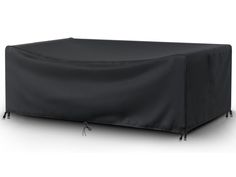 an outdoor furniture cover on top of a table