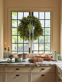 Holiday decoration ideas from an interior designer. General Aesthetic, Serving Dishes Set, Disc Interiors, Sarah Sherman, Sarah Sherman Samuel, Seeded Eucalyptus