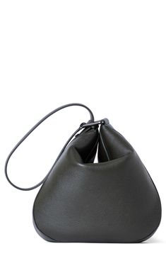 Creative Director Albert Kriemler creates the perfect everyday bag in this slightly slouchy hobo made from napa calfskin with signature trapezoid-ring hardware. Magnetic flap closure Adjustable shoulder strap Interior zip pocket Leather Imported Designer Handbags Office Hobo Bag With Palladium Hardware And Top Handle, Everyday Calf Leather Hobo Bag With Handle Drop, Modern Hobo Bag With Round Handle For Office, Modern Soft Calf Leather Bucket Bag, Modern Textured Leather Bucket Shoulder Bag, Leather Hobo Bag With Round Handle For Office, Everyday Calf Leather Hobo Bag With Detachable Handle, Modern Hobo Bag With Soft Leather And Round Handle, Modern Leather Handled Hobo Bag For Evening