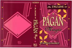 the front and back cover of pacan magic