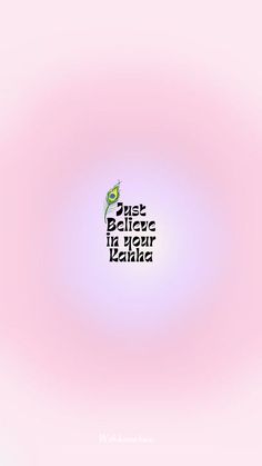 the words rest believe in your kanna on a pink background