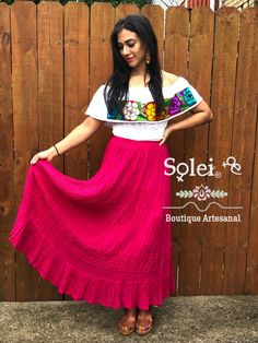 This beautiful and unique Maxi Skirt is not only stylish but is comfortable with elastic around the waist. You can mix and match this skirt with different tops to create so many cute looks! Note: This skirt comes in one size which fits sizes Small, Medium and Large. Skirt Traditional, Colorful Skirt, Cute Looks, Colorful Skirts, Skirt Ruffle, Bohemian Skirt, Ruffle Skirt, Mix N Match, Skirt Fashion