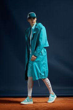 Z Zegna Spring 2019 Menswear Florence Collection - Vogue Teal Fashion, Mens Summer Outfits, Men Fashion Show, Men Spring, Tennis Fashion, Colour Inspiration, Sporty Casual, Creation Couture