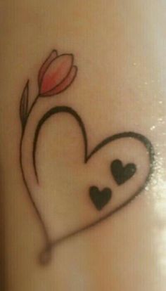 Heart Tattoo ideas |   simple couples tattoos funny Heart Tattoo For Kids, 2 Kids Tattoo Ideas For Moms, Unique Tattoos For Moms With Kids, Simple Heart Tattoo Designs, Back Tattoo Full, Unique Tattoos Ideas, Mother Of Two Tattoo Ideas, Motherhood Tattoos Unique, Simple Couples Tattoos