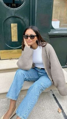 Fall Transition Outfits, Oufits Casual, Europe Outfits, Italy Outfits, Transition Outfits, Cute Fall Outfits, Cardigan Sweaters For Women, Outfit Inspo Fall, Mode Inspiration