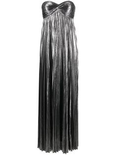 Silver Pleated Dress, Holiday Brunch, Dress Silver, Floor Length Gown, Pleated Maxi Dress, Pleated Maxi, Gunmetal Grey, Silver Dress, Black Metallic