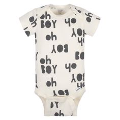 5-Pack Baby Boys Grow by Gerber® Bicycle Organic Short Sleeve Onesies® Bodysuits Clothes For Winter, Bicycle Shorts, Gerber Baby, Puff Print, Happy Baby, Short Sleeve Bodysuit, Baby Grows, Boy Clothes, Toddler Sizes