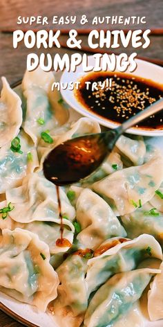 the best recipe for pork and chives dumplings