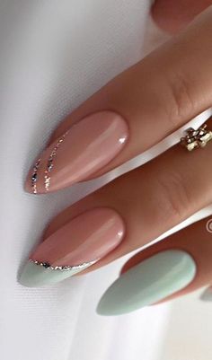 Manicure Nail Designs, Gel Acrylic Nails, Beige Nails, Classy Nails, Fancy Nails, Pretty Acrylic Nails