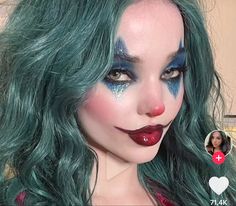 Halloween Costume With Green Hair, Halloween Costume With Blue Hair, Green Hair Costume Ideas, Green Hair Halloween Costumes, Blue Hair Costume Ideas, Blue Hair Costume, Hot Halloween Costumes Couples, E Girl Hair, Joker Halloween