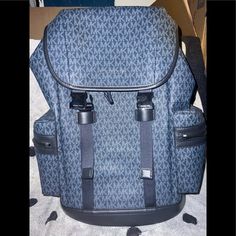 Brand New With Tags, I'll Say This Backpack Is Unisex Michael Kors Backpack, Bags Michael Kors, Michael Kors Bag, Limited Time, Color Blue, Michael Kors, Backpacks, Brand New, Tags