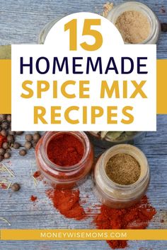 homemade spice mix recipe with the title overlay